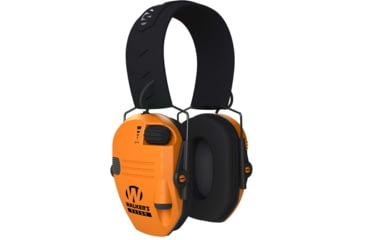 Image of Walkers Safety Razor Slim Low Profile Electronic Muff, Blaze Orange, GWP-SF-RSEM-BLZ