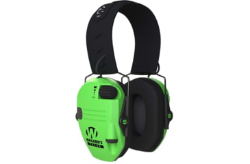 Image of Walkers Safety Razor Slim Low Profile Electronic Muff, High Visibility Green, GWP-SF-RSEM-HVG