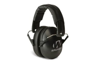 Image of Walkers Youth &amp; Women Folding Ear Muffs, 23 dB NRR, Black, GWP-YWFM2