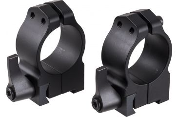Image of Warne Maxima Steel Rings, 1in, Tikka Grooved Receiver, QD, Medium - Matte 1TLM
