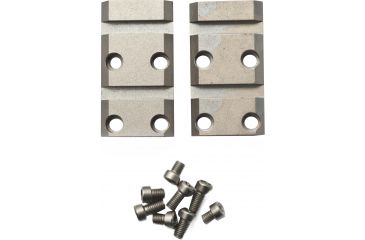 Image of Warne 2 Pc Steel Base Browning X Bolt Silver M927 929s