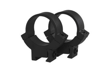 Image of Warne Maxima Steel Rings, 30mm, Rimfire 3/8in or 11mm Dovetail, Medium - Matte 731M