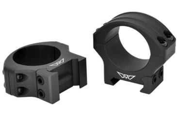 Image of USED, Warne Hyperlite Rings, Matte Black, 34 mm, Low, 8520M