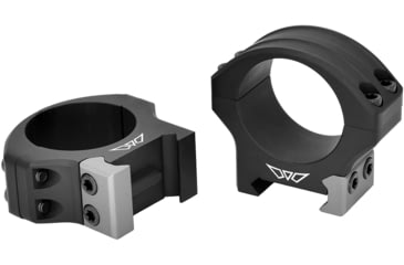 Image of Warne Hyperlite Rings, Matte Black, 30 mm, Medium, 8514M