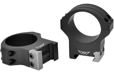 Image of Warne Hyperlite Rings, Matte Black, 1in, High, 8502M