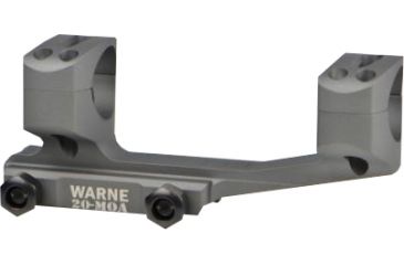 Image of Warne Extended Skeletonized 30mm MSR Mount,20MOA,Tactical Gray LRSKEL30TG