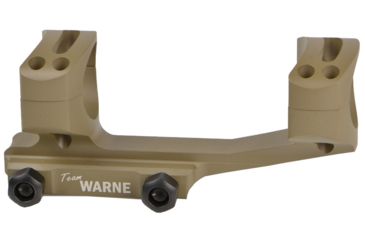 Image of Warne Gen 2 Extended Skeletonized MSR Mount, 1 Inch Tube, Ultra High, Dark Earth, XSKEL1DE