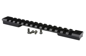 Image of Warne Weatherby Mark V Standard 6 lug Mountain Tech Tactical Rail, 20MOA, Black, 7653-20MOA