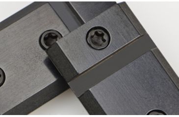 Image of Warne Maxima Rear Extension Base for Pierce Actions, Rem Police - Gloss Black M915G M915G