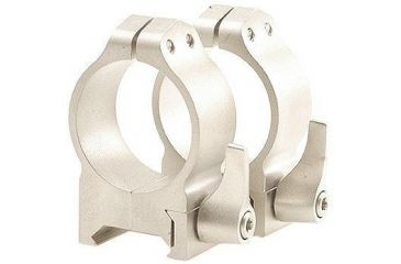Image of Warne Medium Quick Detach Rings w/Silver Finish 214LS