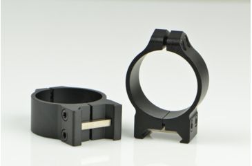 Image of Warne Maxima Steel Rings, 34mm, Weaver/Picatinny, PA, Low - Matte 220M