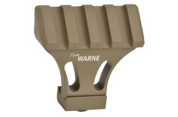 Image of Warne Picatinny Side Mount Adapter - 45 degree - TEAM WARNE DARK EARTH Finish A645DE A645DE