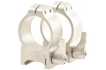 Image of Warne X-High Quick Detach Rings w/Silver Finish 216LS
