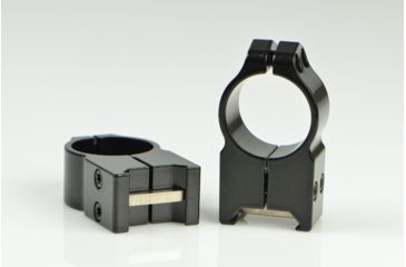 Image of Warne Maxima Steel Rings, 1in, Weaver/Picatinny, PA, Extra High - Matte 203M