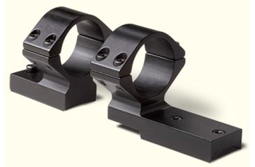 Image of Weatherby Vanguard Mount with Rings, Medium, 1 in, Black WBTSVFMM1