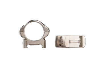 Image of Weaver Cross Lock Rifle Scope Rings, 1in, Medium, Silver 49321