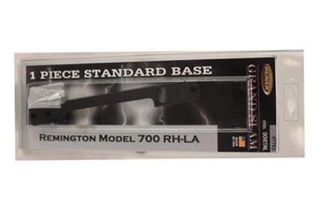 Image of Weaver Top Mount Base Remington 700 RH Long Action Rifle Scope Rings, Matte Black, 47753