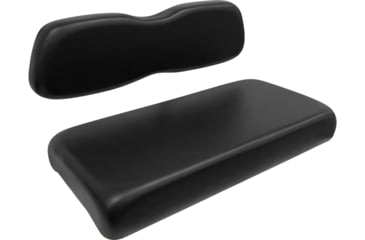 Image of Wise Golf Cart Front Seat Complete Set, Club Car DS, Model Years 2000+, Black, Large, WG002B-7050