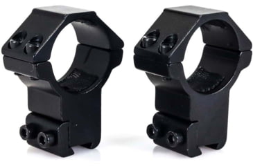 Image of Wulf Optics Match Rifle Scope Rings, High, 09-11 mm, Black, 30mm, WU5019