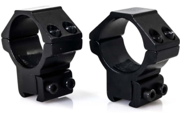 Image of Wulf Optics Match Rifle Scope Rings, Medium, 09-11 mm, Black, 30mm, WU5020