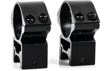 Image of Wulf Optics Match Rifle Scope Rings, Medium, Picatinny, Black, 30mm, WU5011