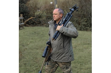 Image of Wulf Optics RAPTOR Carbon Fibre Tripod Shooting System w/ Ball Head, Gun Clamp and Arca Adapter Kit, Grey, WU7300