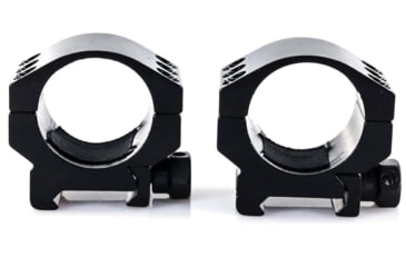 Image of Wulf Optics Wulf Tactical Rifle Scope Rings, 6 Screw, Low, Black, 30mm, WU5014
