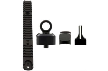 Image of XS Sight Systems Lever Rail Ghost Rifle Scope Ring WS, Marlin 336 35 Rem, Matte Black, Standard, ML-1006-5