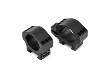 Image of Precision Hardcore Gear Force Recon Tactical Rings, w/ level - 30MM Low, Black, HC-91510