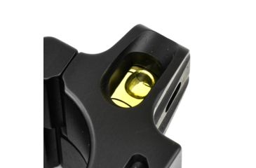 Image of Precision Hardcore Gear Force Recon Tactical Rings, w/ level - 30MM Low, Black, HC-91510