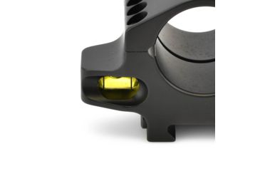 Image of Precision Hardcore Gear Force Recon Tactical Rings, w/ level - 30MM Medium, Black, HC-91511