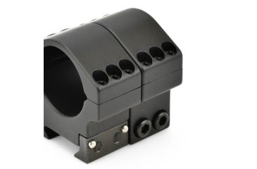 Image of Precision Hardcore Gear Force Recon Tactical Rings, w/ level - 30MM Medium, Black, HC-91511