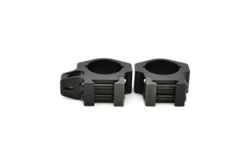 Image of Precision Hardcore Gear Force Recon Tactical Rings, w/ level - 30MM Medium, Black, HC-91511