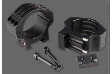 Image of Precision Hardcore Gear Ranger Tactical Rings - 30MM Medium, Black, HC-91611