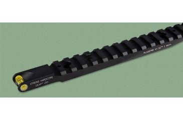 Image of Precision Hardcore Gear Ruger 10/22 - 0 MOA Picatinny Rail, /w Bubble Level, Black, HC-91028