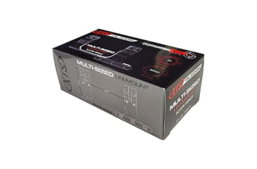 Image of XTS 30mm - 1 in Multi-Sized Uni-Mount Scope Rings, Black, XTS-1IN-30MM