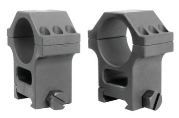 Image of Yankee Hill Machine 6-Screws Scope Rings AR-Tall One Inch Picatinny Matte Black