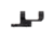 AIM Sports Inc 1 in. Cantilever Scope Mount 1.75 Height, Black, Small, MTCLF117