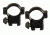 AimSports 1in. Rings 3/8in. Dovetail-Low, Black QD10M