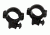 AimSports 30mm Rings 3/8 Dovetail/1in. Insert-Medium, Black QD30M