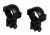 AimSports 30mm Rings 3/8in. Dovetail/1in. Insert-High, Black QD30T