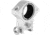 AimSports 30mm Weaver Rings/1in. Insert-Medium/Pewter, Silver QWS30M