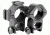 AimSports Tri-Ring Mount/30mm/1in. Insert-High, Black QT01