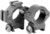 AimSports Tri-Ring Mount/30mm/1in. Insert-Low, Black QT03