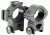 AimSports Tri-Ring Mount/30mm/1in. Insert-Medium, Black QT02