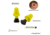 Allen ULTRX Silicone Ear Plugs, 5-Pairs, Yellow, 4122