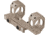 American Defense Manufacturing 2in Offset, 20MOA. 30mm Dual Ring Scope Mount w/ 1/2in Titanium GI Bolts, Flat Dark Earth, Small, AD-RECON-20-MOA-30-FDE-TGIB