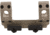 American Defense Manufacturing 34mm Straight Up Dual Ring Scope Mount w/ 1/2in Titanium GI Bolts, Flat Dark Earth, Small, AD-RECON-S-34-FDE-TGIB