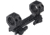 American Defense Manufacturing Dual Non-QD MOA Rifle Scope Mount, 30mm, Black, AD-DELTA-30-GIS