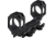 American Defense Manufacturing Dual Ring Scope Mount Straight Up, Spaced Wide to Fit Larger Scoped Like SCHMIDT &amp; BENDER, 32mm Rings, Black, AD-RECON-SW 32 STD-TL